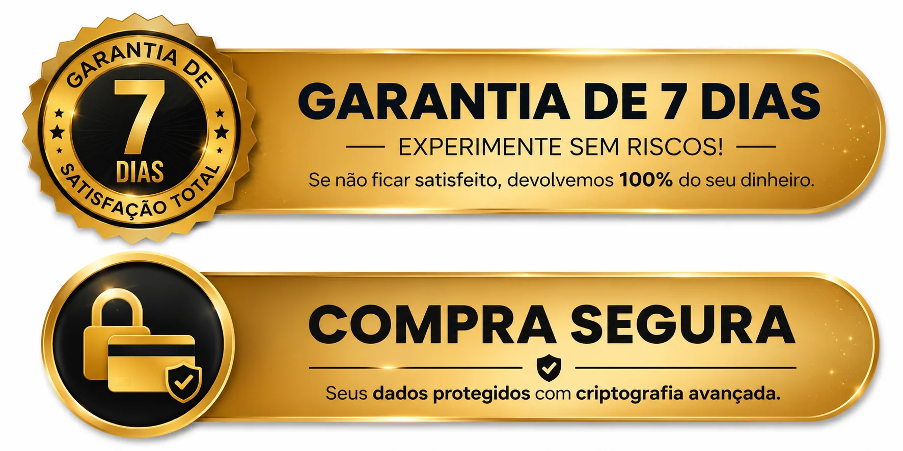 Garantia de 7 dias e compra segura
